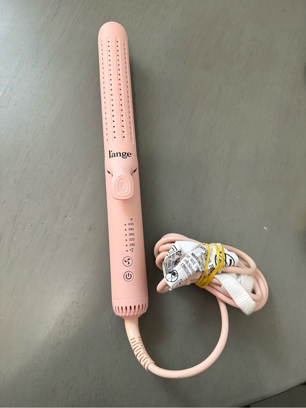 L'ANGE HAIR Le Duo Grande 360° Airflow Straightener - Blush
